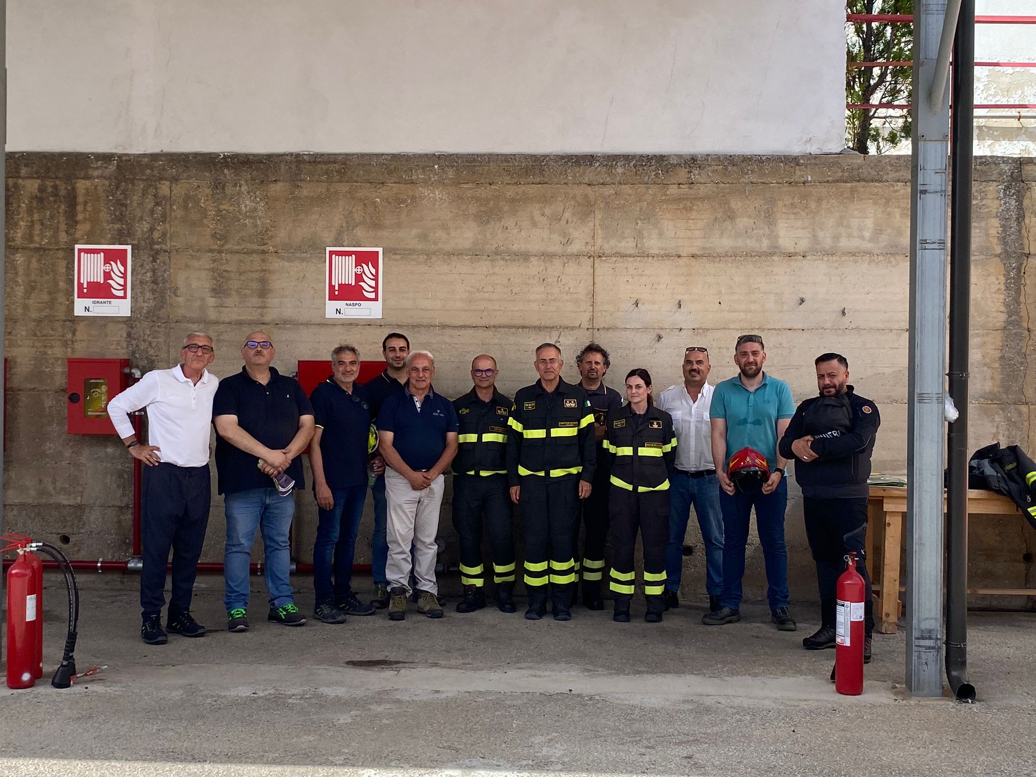 Formazione antincendio in gruppo